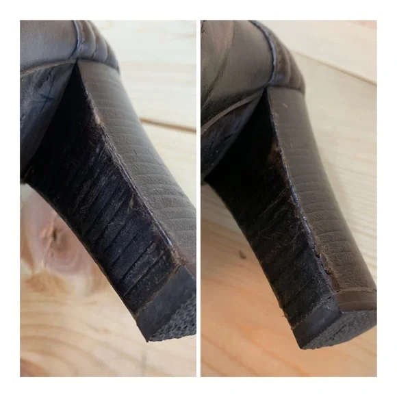 Chloe dark brown leather heeled ankle boots 39 - Picture 16 of 16